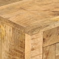 thumbnail image 5 of vidaXL Sideboard 110x30x74 cm Rough Mango Wood 0 Shelves, 5 of 5