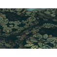 thumbnail image 1 of Ahgly Company Machine Washable Indoor Rectangle Transitional Midnight Gray Area Rugs, 4' x 6', 1 of 7