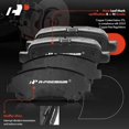 thumbnail image 6 of A-Premium Front and Rear Vented Disc Brake Rotors + Ceramic Pads Kit Compatible with Select Nissan Models - Maxima 2009-2014/2016-2017/2019, 12-PC Set, 6 of 9