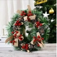 thumbnail image 5 of Harpi Christmas Wreaths for Front Door, Winter Decor Holiday Christmas Teng Strip Venue Layout Props Wreath Ornaments Door Hanging, 5 of 7