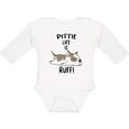thumbnail image 3 of Inktastic Pittie Life is Ruff Spotted Pit Bull Boys or Girls Long Sleeve Baby Bodysuit, 3 of 5
