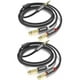 thumbnail image 1 of Cable Smithok TRS de 3,3 pies y 3,5 mm a estéreo dual de 6,35 mm, paquete de 2, 1 of 6
