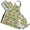 Car on City Road, variant on Koala and Leaves 5 Pcs Kitchen Set Heat Resistant Oven Mitts and Non-Slip Pot Holders with Adjustable Cooking Apron