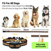 BEBANG 2600FT Dog Training Collar with LED Light, Dog Shock Collar with Remote, 3 Modes, 0-99 level, IPX7 Waterproof, Rechargeable Shock Collar for Small Medium Large Dogs