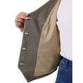thumbnail image 5 of DARING DIVA Women's Plus Size Vintage Plaid Steampunk Button Vest 2X Brown, 5 of 6