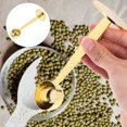 thumbnail image 3 of Miangastore 2-In-1 Coffee Scoops Stainless Steel Coffee Measuring Spoon With Pressed Bottom Standable Coffee Measure Scoop Espresso Press Spoons Coffee Tablespoon Sugar Spoon For Ground Gold, 3 of 8