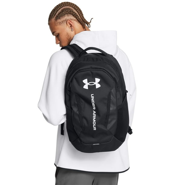Black and white under armour backpack sale