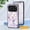 C, variant on Floral Series Phone Case for Apple iPhone 17 Pro Max 6.9", with Glitter Ring Holder Stand Stylish Cute Cover for Women Girls