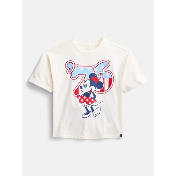 Minnie Mouse Girls 76 Graphic Tee, Sizes 4-18