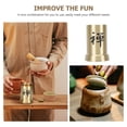 thumbnail image 3 of TEHAUX 1Ud Botella De Incensario Para Ceremonia Del Té En Cobre Dorado Con Duradero Y, 3 of 8