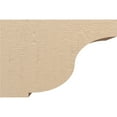 thumbnail image 3 of 7"W x 21"D x 14"H Classic Van Buren Rough Cedar Woodgrain TimberThane Corbel, Primed Tan, 3 of 6