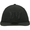 thumbnail image 2 of Men's New Era Washington Commanders Black on Black II Low Profile 59FIFTY Fitted Hat, 2 of 6