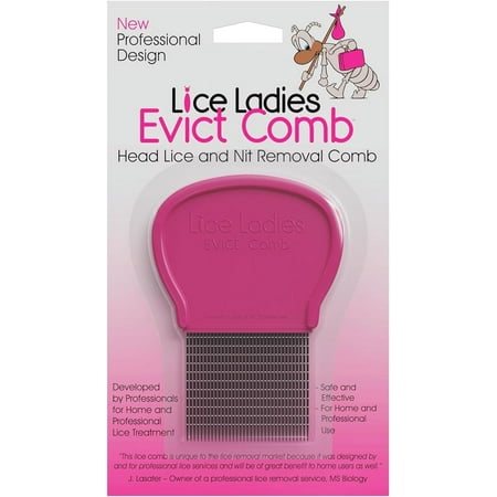 Lice Ladies EVICT Comb | Lice & Nit Removal Comb, Professional Lice Comb For All Hair Types