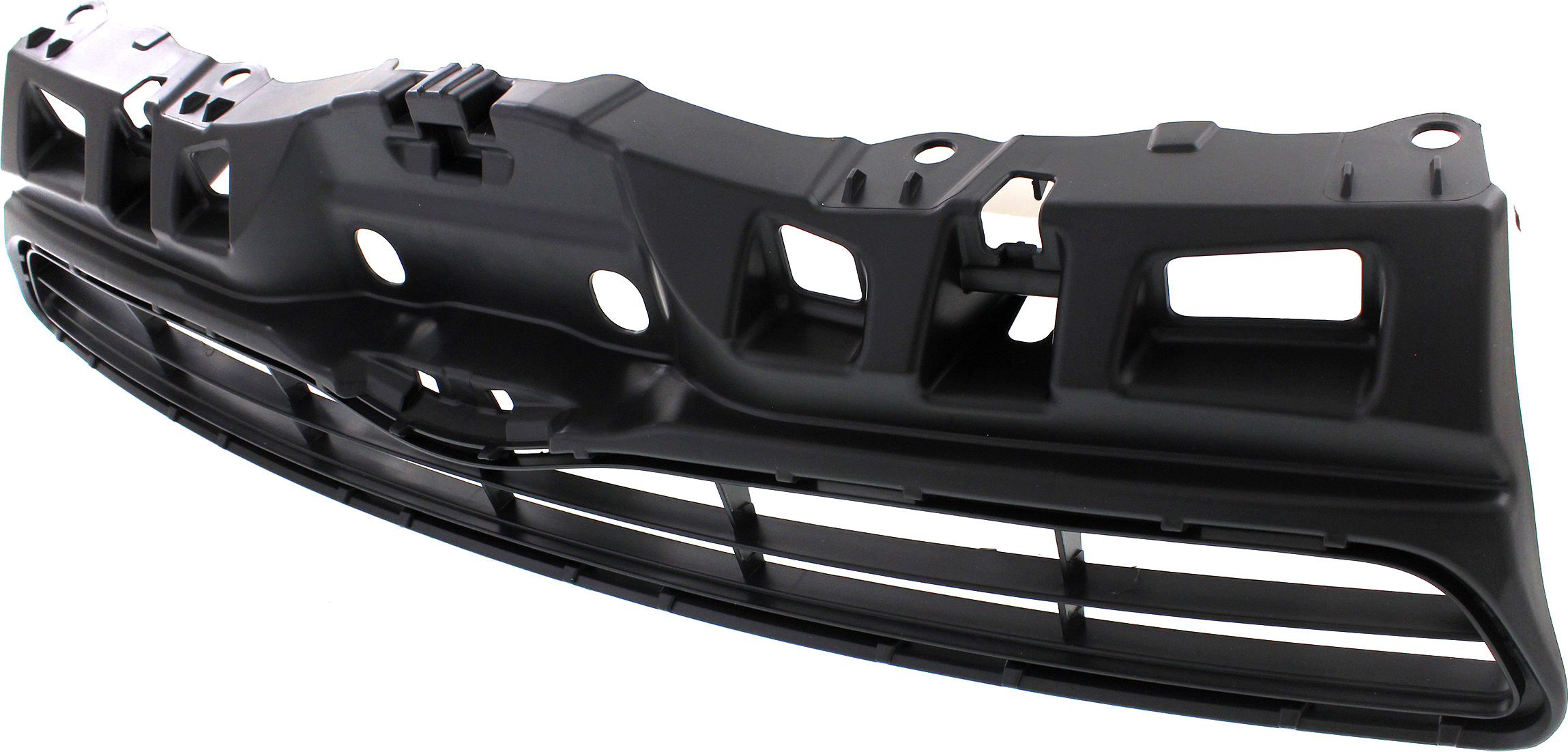 Grille Assembly Compatible With 2012-2014 Toyota Prius C Textured Black Shell and Insert