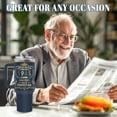 thumbnail image 2 of 80th Birthday Gifts for Men, Vintage 1945 Tumbler for 80 Year Old Dad, Family Birthday Decorations, Best 80th Gift Idea, 40 Oz Tumbler with Handle Christmas Gifts, 2 of 2