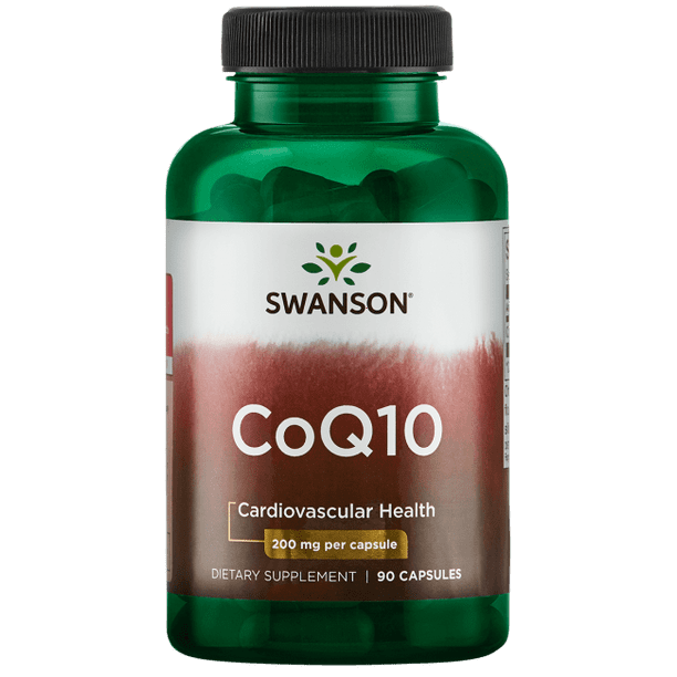 Swanson CoQ10 Capsules, 200 mg, 90 Ct