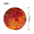thumbnail image 3 of Disketp Autumn Leaf Small Mouse Pad 7.9x7.9 Inches,Washable Round Mousepad For Office Laptop Computer,Non-Slip Rubber Base Mouse Pads For Wireless Mouse, 3 of 9