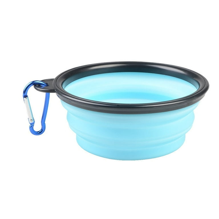 1000ml Large Collapsible Dog Pet Folding Silicone Bowl Outdoor