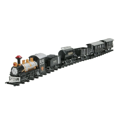 Northlight Ready to Play Animated Classic Train (17 Pieces) Battery Powered Model Train Set