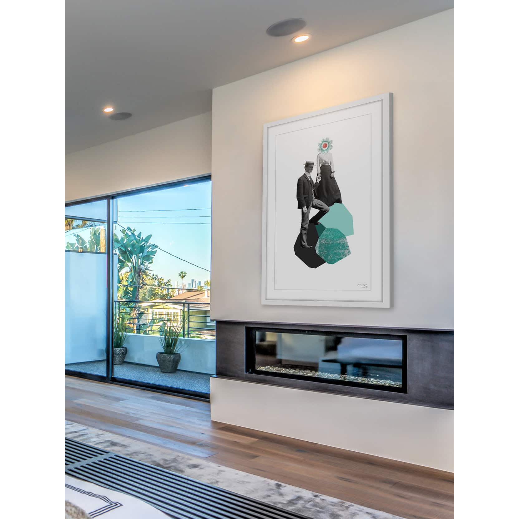 Marmont Hill "Vacas" by Bengoa Vazquez Framed Painting Print