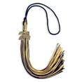 thumbnail image 5 of Endea Graduation Navy Blue/Gold Mixed Color Graduation Tassel with Gold Date Drop, 5 of 10