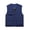Blue, variant on Men's Sleeveless V Neck Zip up Cargo Vest with Flap Pockets and Mesh Lining Sai Fishing Shooting Vest Coat Outerwear White