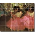 thumbnail image 1 of Ceramic Tile Mural-Edgar Degas Dancers Painting 9. 72" w x 60" h using (30) 12 x 12 ceramic tiles, 1 of 3