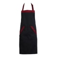 thumbnail image 3 of 5 delantales unisex con cuello halter y 2 bolsillos para chefcamarerococinaherramienta de cocina. Ndcxsfigh  Para estrenar, 3 of 9