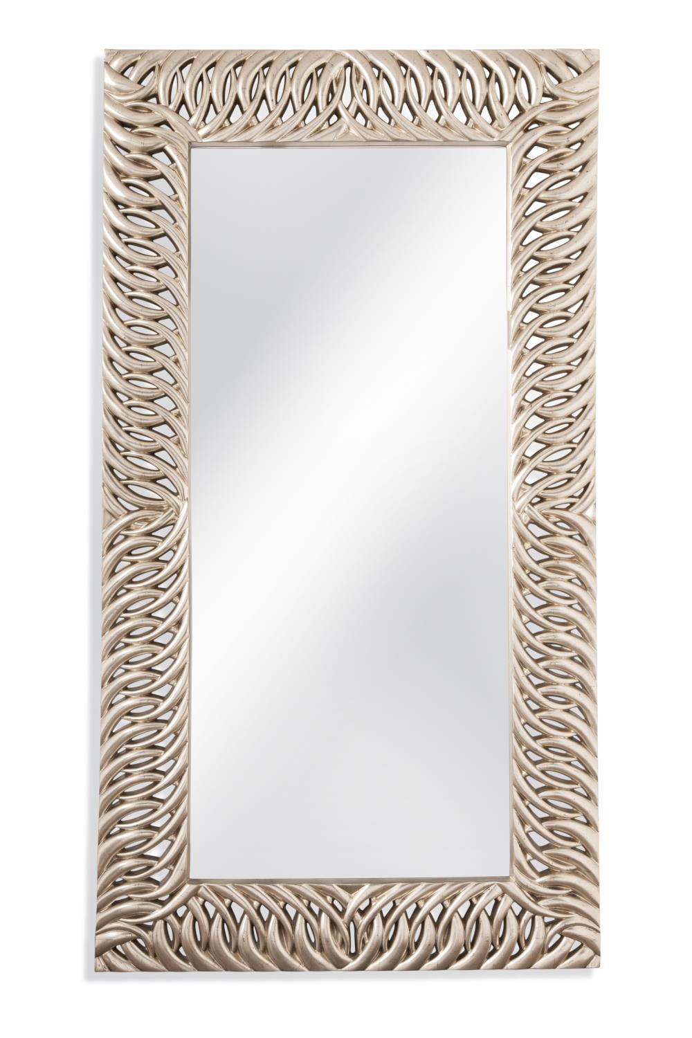 Bassett Mirror Marlow Leaner Mirror in Silver Finish M4064