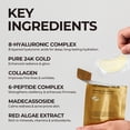 thumbnail image 4 of HOMMEFACE 24K Golden Hour Eye Mask Set, Korean Under Eye Gel Patch with Collagen, Peptides & Pure Gold for Dark Circles, Puffiness & Wrinkles, 6ct, 4 of 9