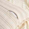 thumbnail image 3 of Unique Bargains Pack of 2 Striped Throw Pillow Covers with Tassel Edge Khaki, 3 of 6