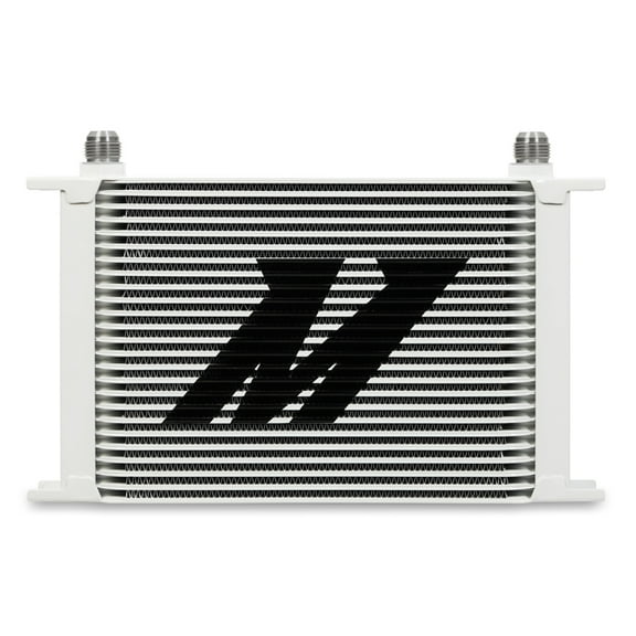Universal 25-Row Oil Cooler, White