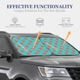 thumbnail image 4 of Balery 2 Piece Funny Chicken Car Windshield Sun Shade|Foldable Front Windshield Shade for Car Front Window for Most Sedans SUV Truck-Small, 4 of 7