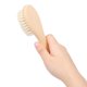 thumbnail image 4 of Nuevo Bebé Cepillo de Pelo Peine Mango de Madera Recién Nacido Cepillo para el Cabello MABOTO Peine, 4 of 6