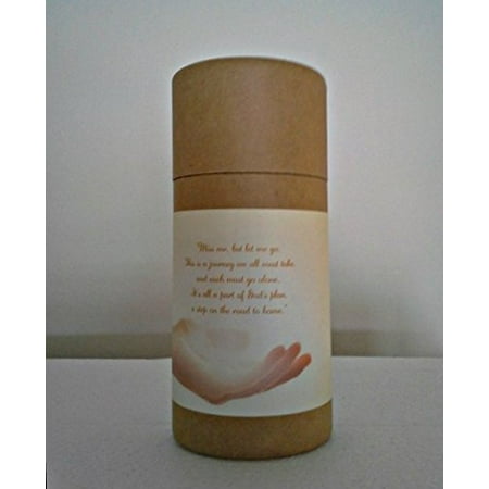 1 Tube Natural One Child/Pet - Natural Biodegradable CREMATION SCATTERING TUBE with Telescopic Lid & Instructions (Style: Essence) ()