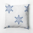 thumbnail image 2 of 16" x 16" Simply Daisy Flurries Winter Polyester Accent Pillow, White (1 Count), 2 of 6