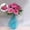 A, variant on Silk Rose Peony Artificial Flowers Beautiful Flowers Bouquet for Wedding Party Home Decoration Mariage Fake Flower