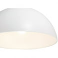 thumbnail image 4 of Huck 1 - Light Matte White Incandescent Steel Pendant Light, 4 of 7