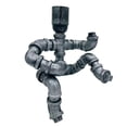thumbnail image 2 of Lámpara de industrial de retro Steampunk Tubería de agua Accesorio de oficina Luz de escritorio sin guitarra, 2 of 7