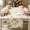 V, variant on Toycle Christmas Linen Table Banners Festive Holiday Table Cover For Dining Table Home Party Tablecloth Decoration Multicolor
