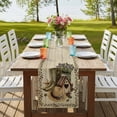 thumbnail image 4 of Table Runners 70 Inches Long Dress Scarves, Vintage Farmhouse Farmhouse Coffee/Dining/Kitchen Table Decor, Holiday Table Runner, Retro Country Boots Flowers Leaf Wooden Plank 13x70 Inch, 4 of 9