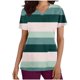 thumbnail image 1 of Vestido Corto para las Mujeres con Cuello en V Imprimir Manga Corta Bolsillo Enfermera Top, Poliéster Ligero para el Hogar Diario Y Desgaste Casual, 1 of 1