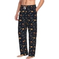thumbnail image 6 of Logiee New Year Print Pajama Pants for Men,Men’s Pajama Bottoms,Mens PJ Pants with Pockets & Button Fly-Small, 6 of 6