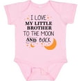 thumbnail image 3 of Inktastic I Love My Little Brother to the Moon and Back Boys or Girls Baby Bodysuit, 3 of 5