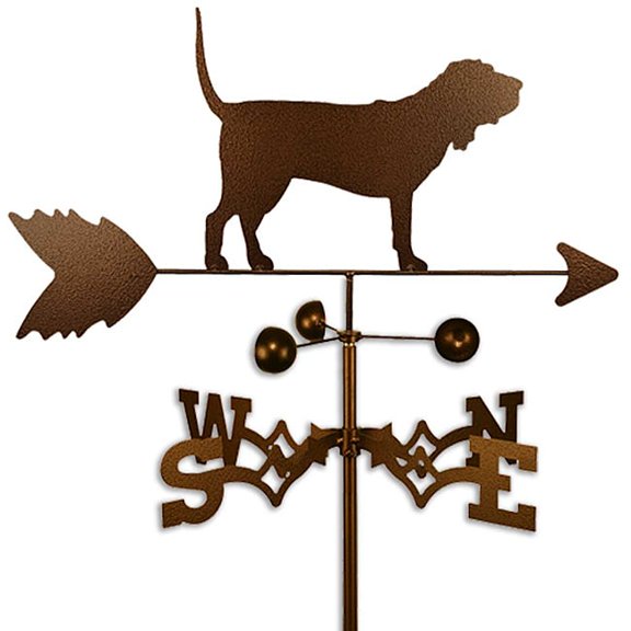 SWEN Products Inc Handmade Bloodhound Dog Copper Weathervane