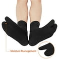 thumbnail image 6 of 3 Pairs Warm Flip-Flop Big Toe Socks Indoor Outdoor Men Womens Hiking Socks, 6 of 9
