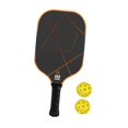 thumbnail image 1 of Pickleball 1 Paddle With 2 Pickle Balls For Practice Beginners Orange - Sporting Goods - Tennis & Racquet Sports, 1 of 5