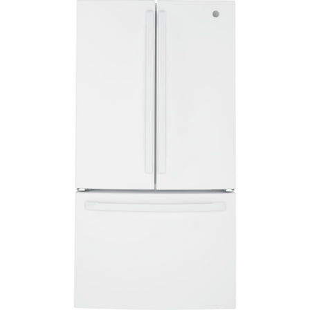 GE Appliances GNE27JGMWW 36 Inch French Door Refrigerator White