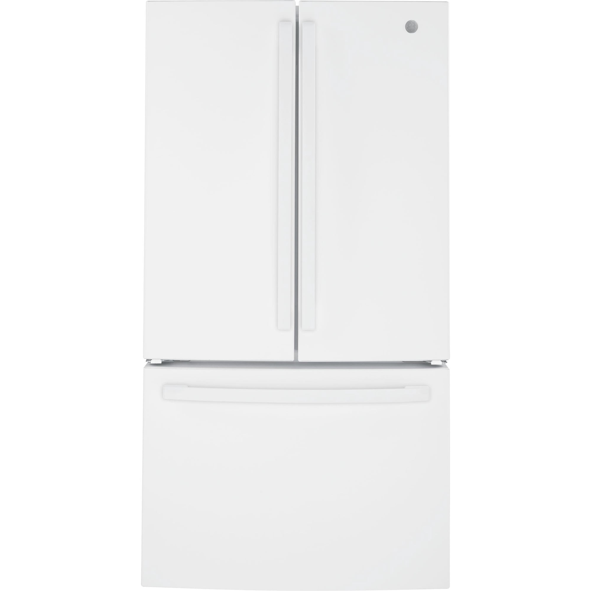 GE Appliances GNE27JGMWW 36 Inch French Door Refrigerator White