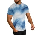 thumbnail image 4 of cocolona Womens and Mens Vintage Tees Summer Short Sleeve Crew Neck Tops Fashion Casual Tie Dye Print T-shirt Blouses, 4 of 8
